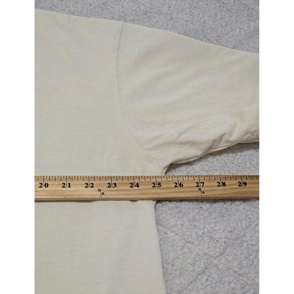 Paper Planes Men's Cream No Love Lost Graphic‎ Shirt Short Sleeve Cotton Size XL - Picture 8 of 11